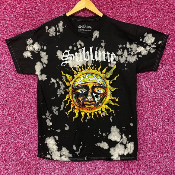 Sublime 40 Oz To Freedom Album Cover Sun Logo Tie-Dye T-Shirt Large - Picture 1 of 4